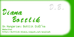 diana bottlik business card